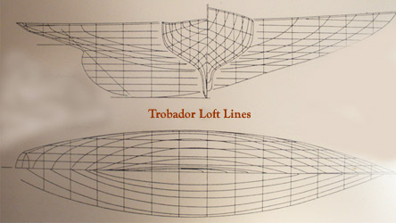 Trobador lofted lines